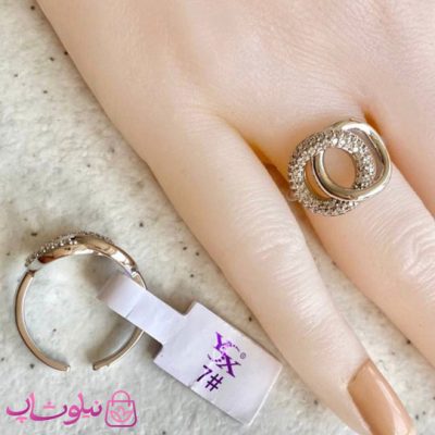 انگشتر زنانه وای اس ایکس نقره ای