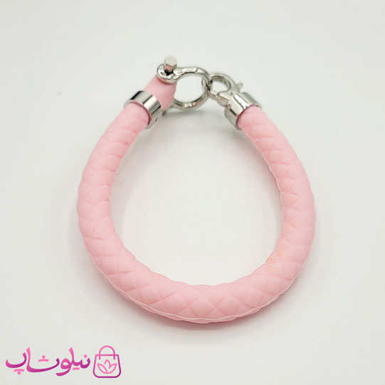 قیمت دستبند امگا رابر زنانه صورتی مسترکپی