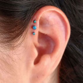 پیرسینگ فوروارد هلیکس Forward Helix