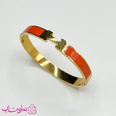 خرید دستبند زنانه هرمس رنگ نارنجی