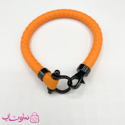 خرید دستبند زنانه طرح نارنجی و مشکی