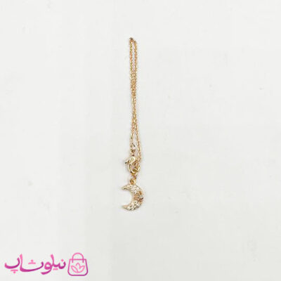 خرید آویز ساعت زنانه ysx طرح ماه طلایی