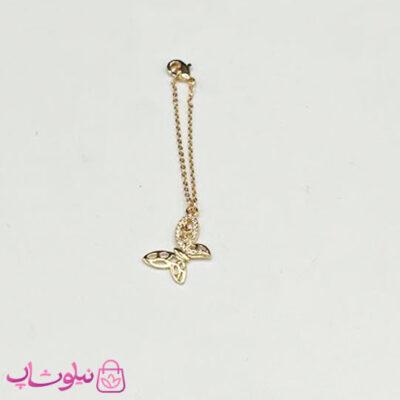 خرید آویز ساعت زنانه ysx طرح پروانه نگین دار