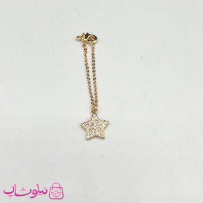 خرید آویز ساعت زنانه ژوپینگ طرح تک ستاره طلایی