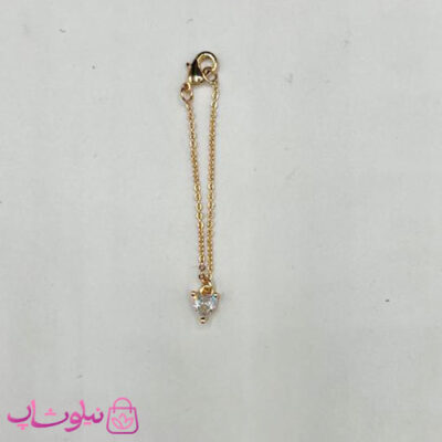 خرید آویز ساعت زنانه ysx طرح تک نگین سفید