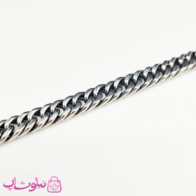 قیمت ست گردنبند و دستبند مردانه کارتیه مدل سیاه قلم