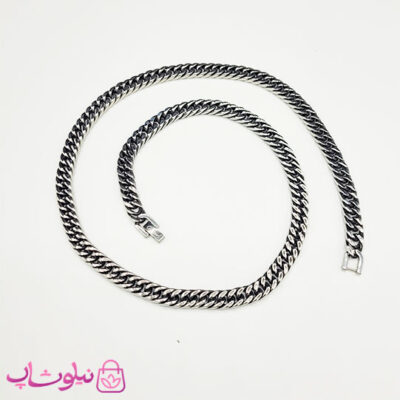 خرید گردنبند مردانه کارتیه مدل سیاه قلم