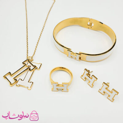 خرید سرویس زنانه هرمس سفید استیل