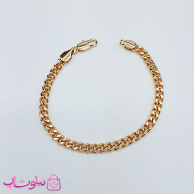 خرید خرید دستبند ژوپینگ کارتیه تراشدار طول 19 سانت و عرض 5 میل