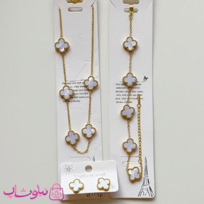  خرید سرویس زنانه مدل ونکلیف سفید