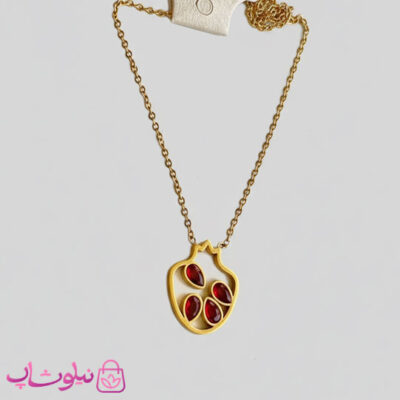 خرید گردنبند دخترانه انار شب یلدا