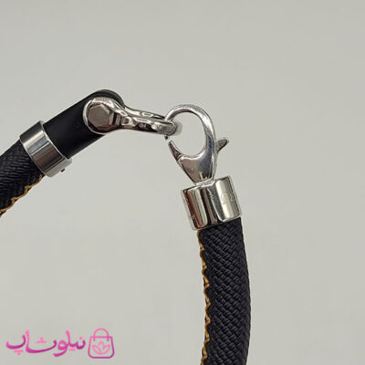 دستبند امگا رابر مشکی مردانه سایز لارج کیفیت مستر (مدل جدید)