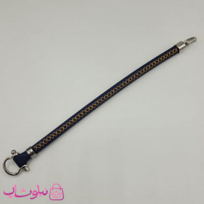دستبند امگا رابر سرمه ای مردانه سایز لارج کیفیت مستر (طراحی جدید)