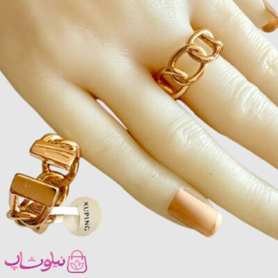 خرید انگشتر زنانه ژوپینگ مدل کارتیه فری سایز