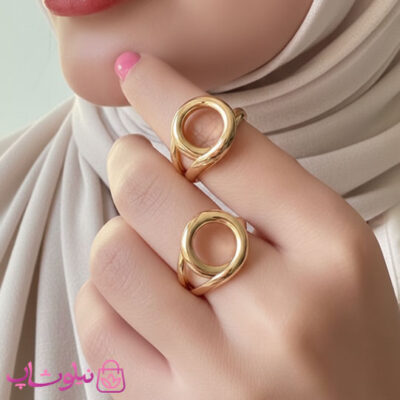 قیمت انگشتر زنانه ژوپینگ مدل دایره