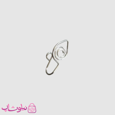 خرید پیرسینگ فیک بینی نقره ای رنگ
