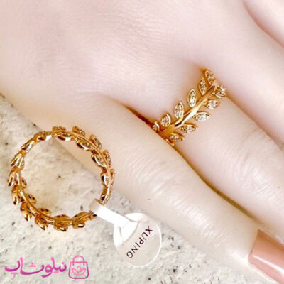 انگشتر زنانه ژوپینگ مدل شاخه های برگ