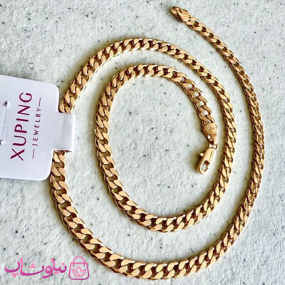 خرید زنجیر زنانه ژوپینگ مدل کارتیه تخت